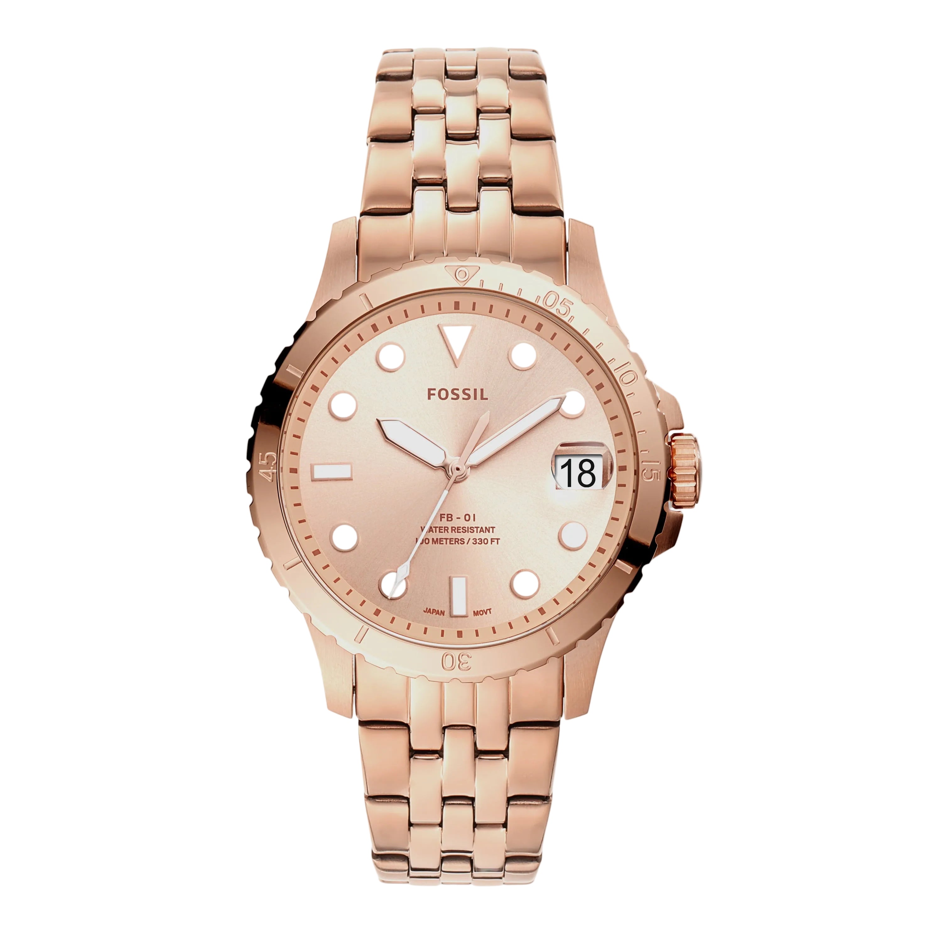 Fossil FB - 01 - Montre à aiguilles - rose gold-coloured