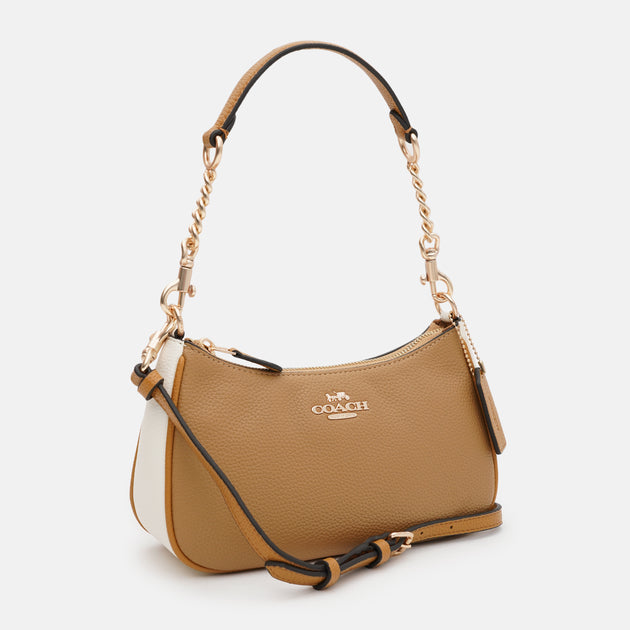 Co@ch Porté épaule Teri à Contraste De Couleur