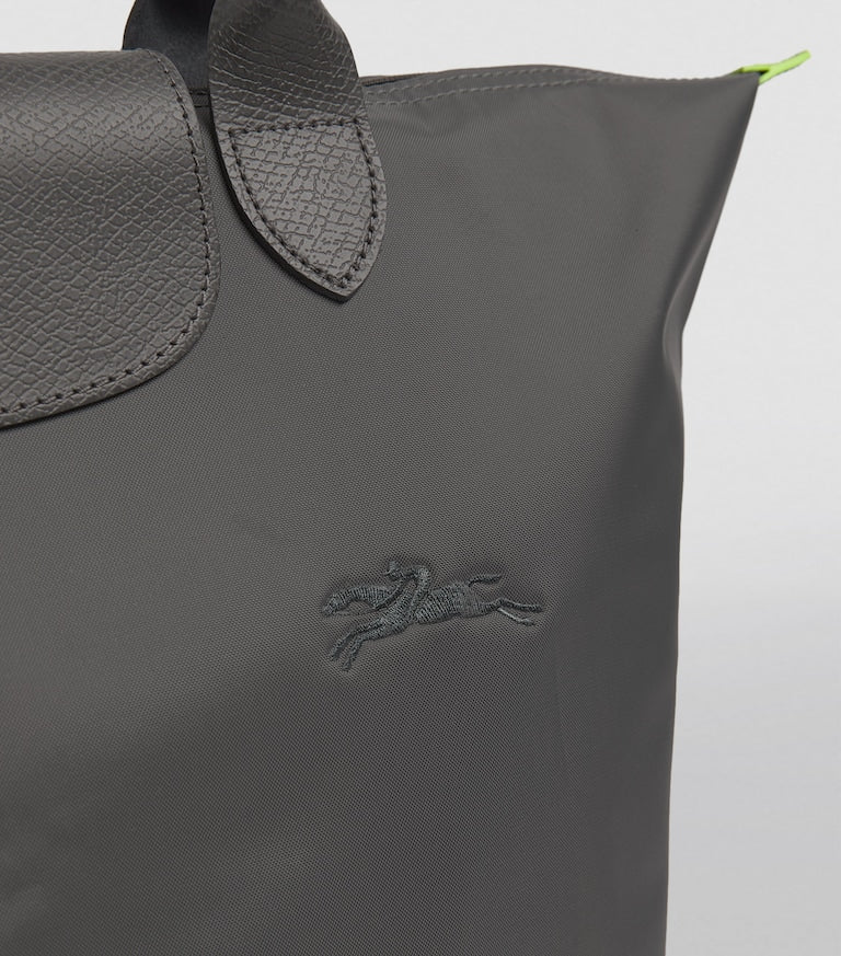 Longchamp Large Le Pliage Green Tote Bag