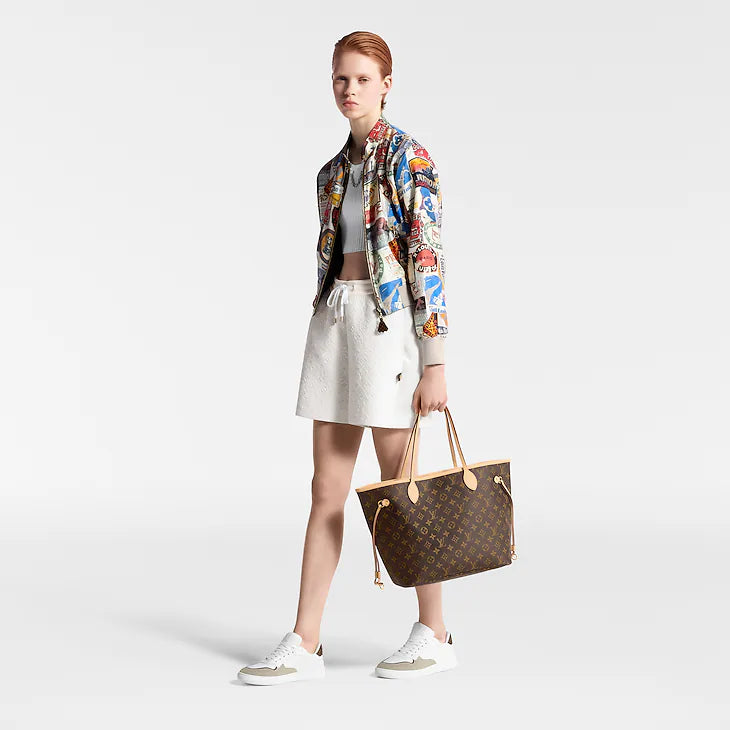 LV Sac Neverfull MM En cuir