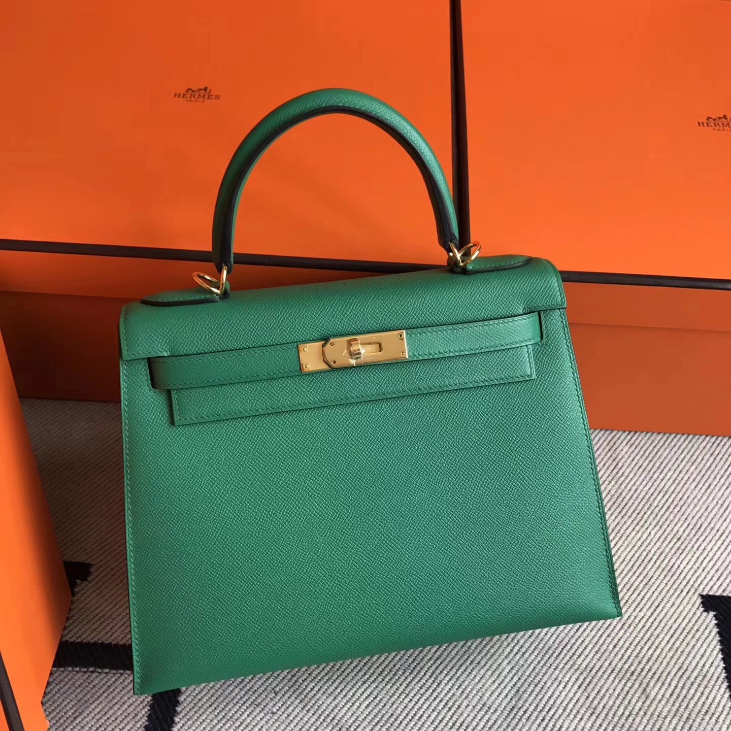 HRMS
Kelly HSS 25 Epsom Vert Jade