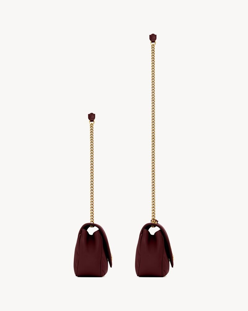 YSL LOULOU SMALL MATELASSÉ
ROUGE CABERNET