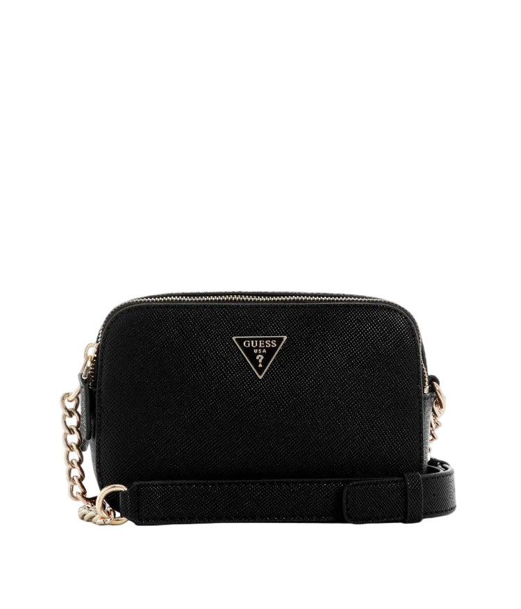 Gûess Sac bandoulière « Camera bag » Noelle noir à double fermeture zippée