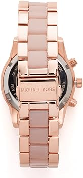 Michael Kors Ritz MK6307 – Or rose/rose poudré, Or rose., Chronographe
