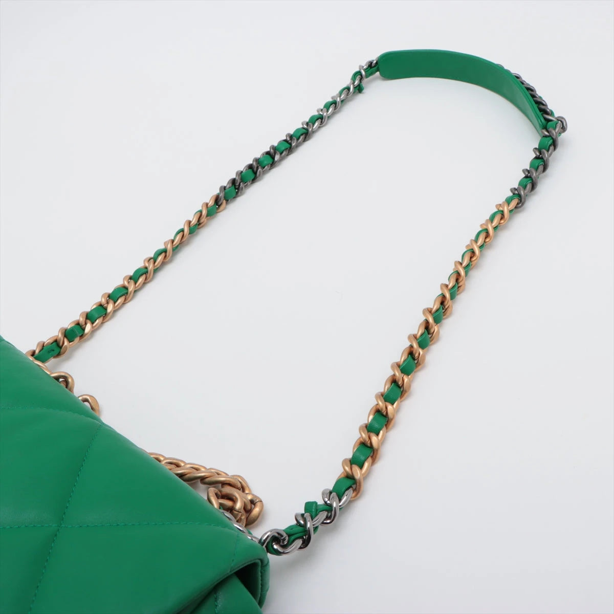 Sac CH@NEL Chanel 19 en vert