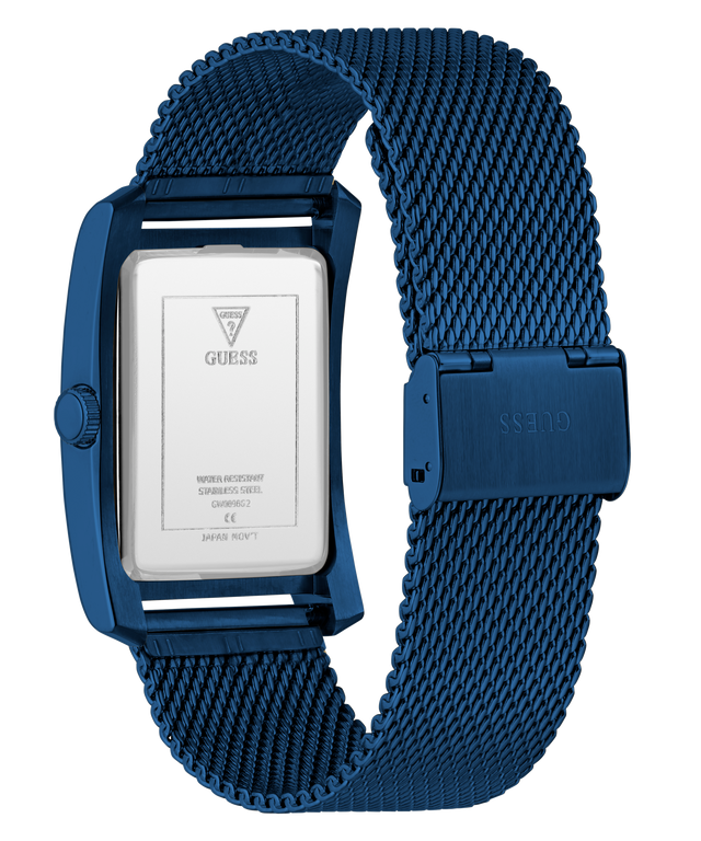 Montre analogique bleue pour homme GUESS 34 mm