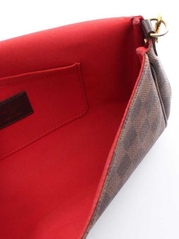 LV Sac à épaule Damier Favorite MM de Louis Vuitton Damier ebène