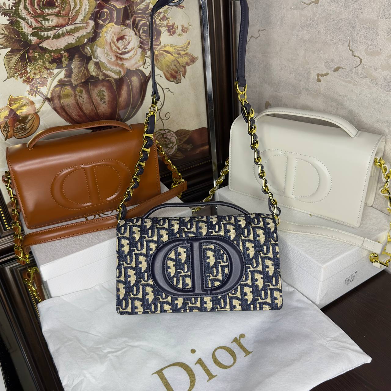 Diôr 
Cartable en toile
Bleu, Toile