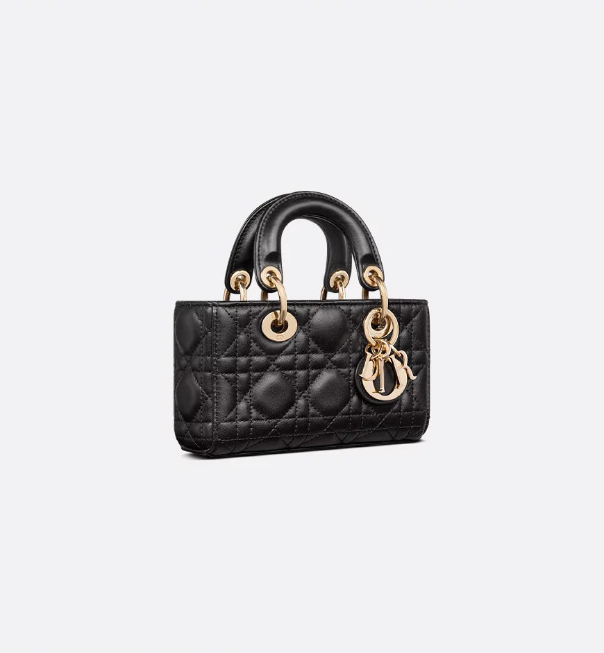 Ladÿ D-Joy Micro Bag
Black Cannage Lambskin