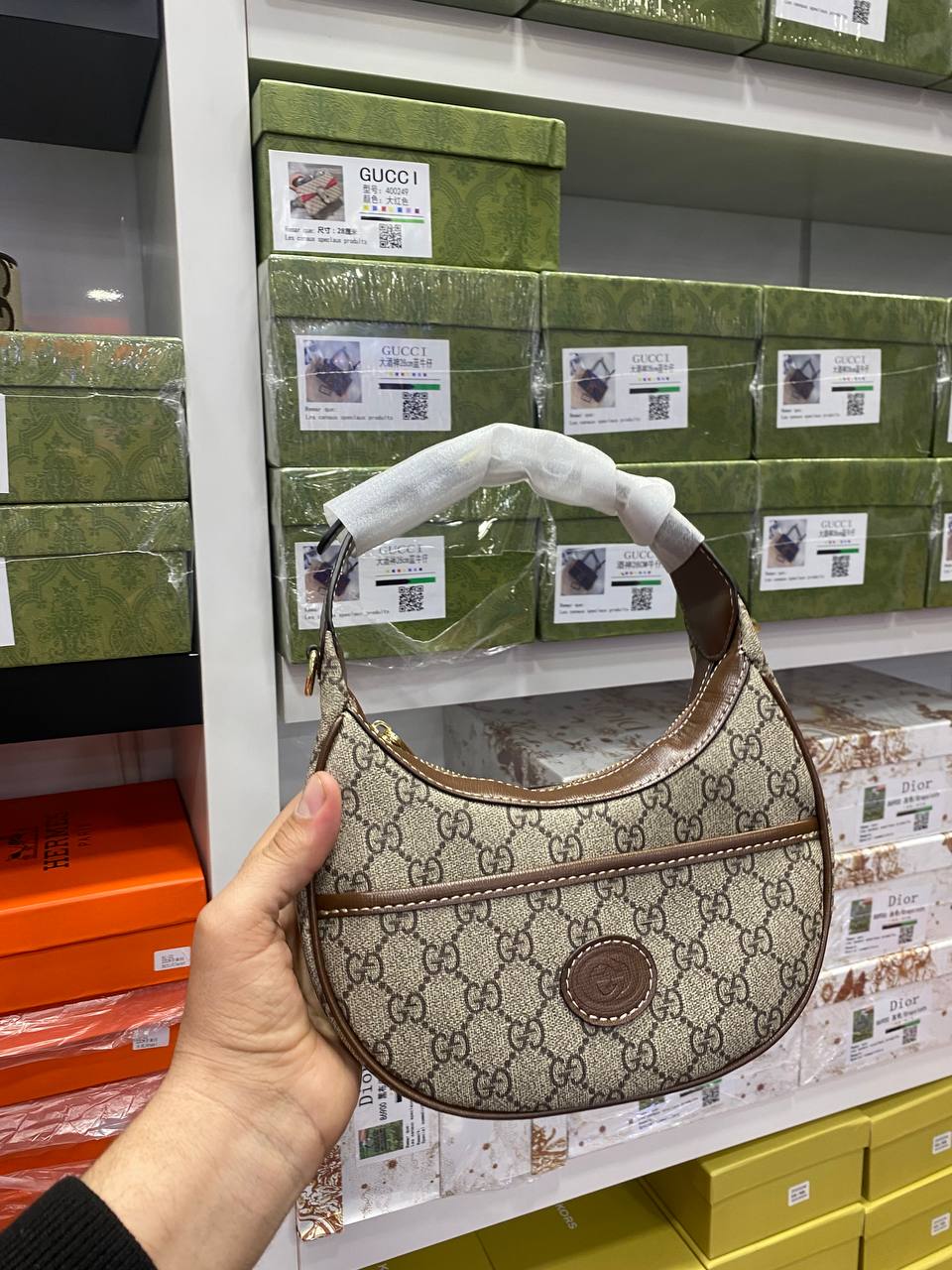 SAC À ÉPAULE OPHIDIA GG MINI