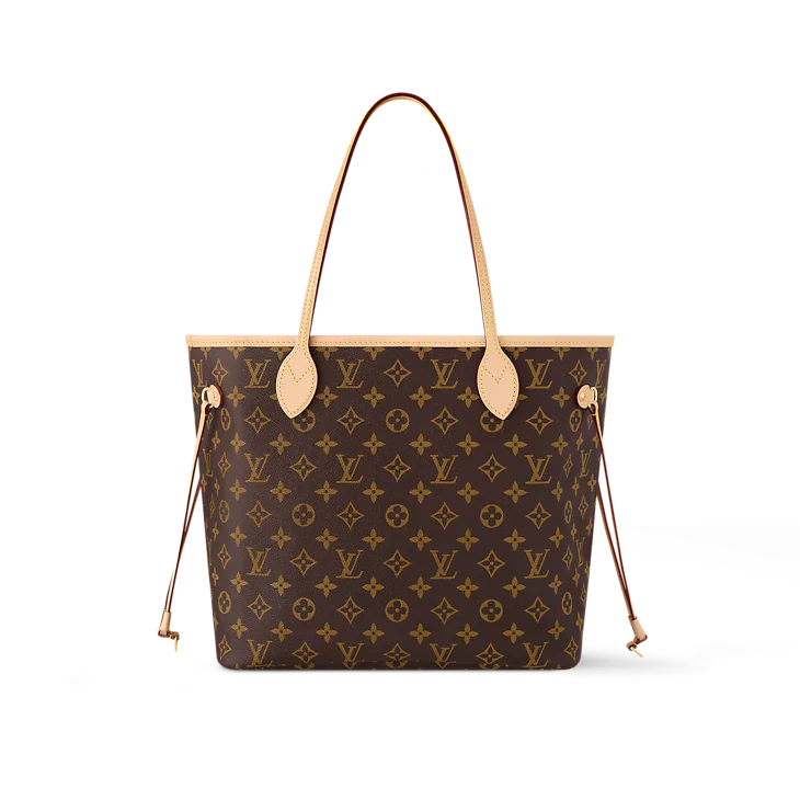 LV Sac Neverfull MM En cuir