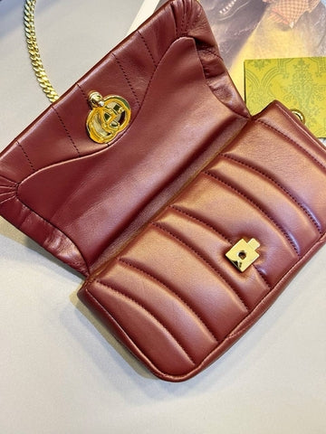 Gucci Petit sac à main GG Milano - Bordeaux