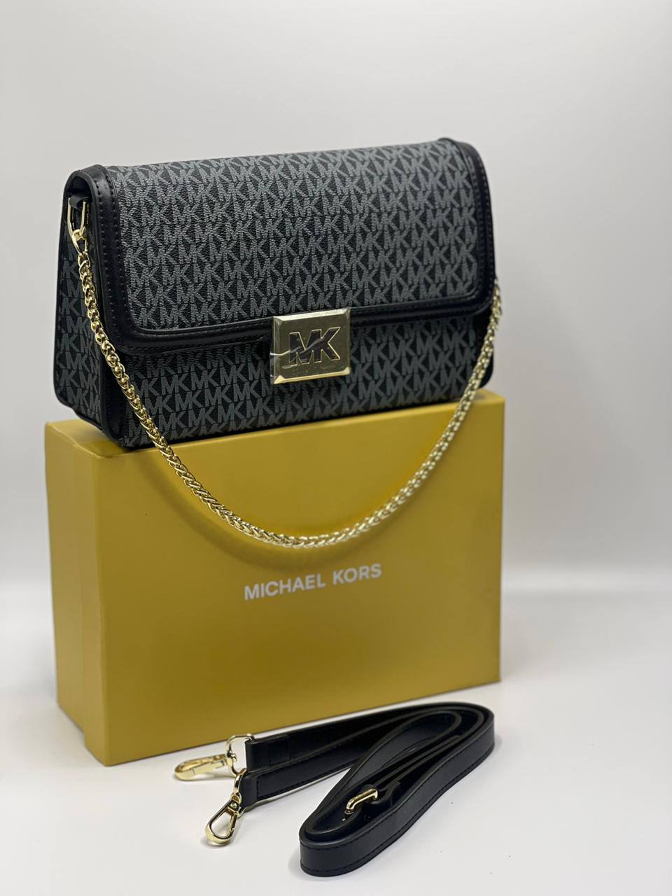 MK Sac à épaule Sonia convertible de taille moyenne à logo