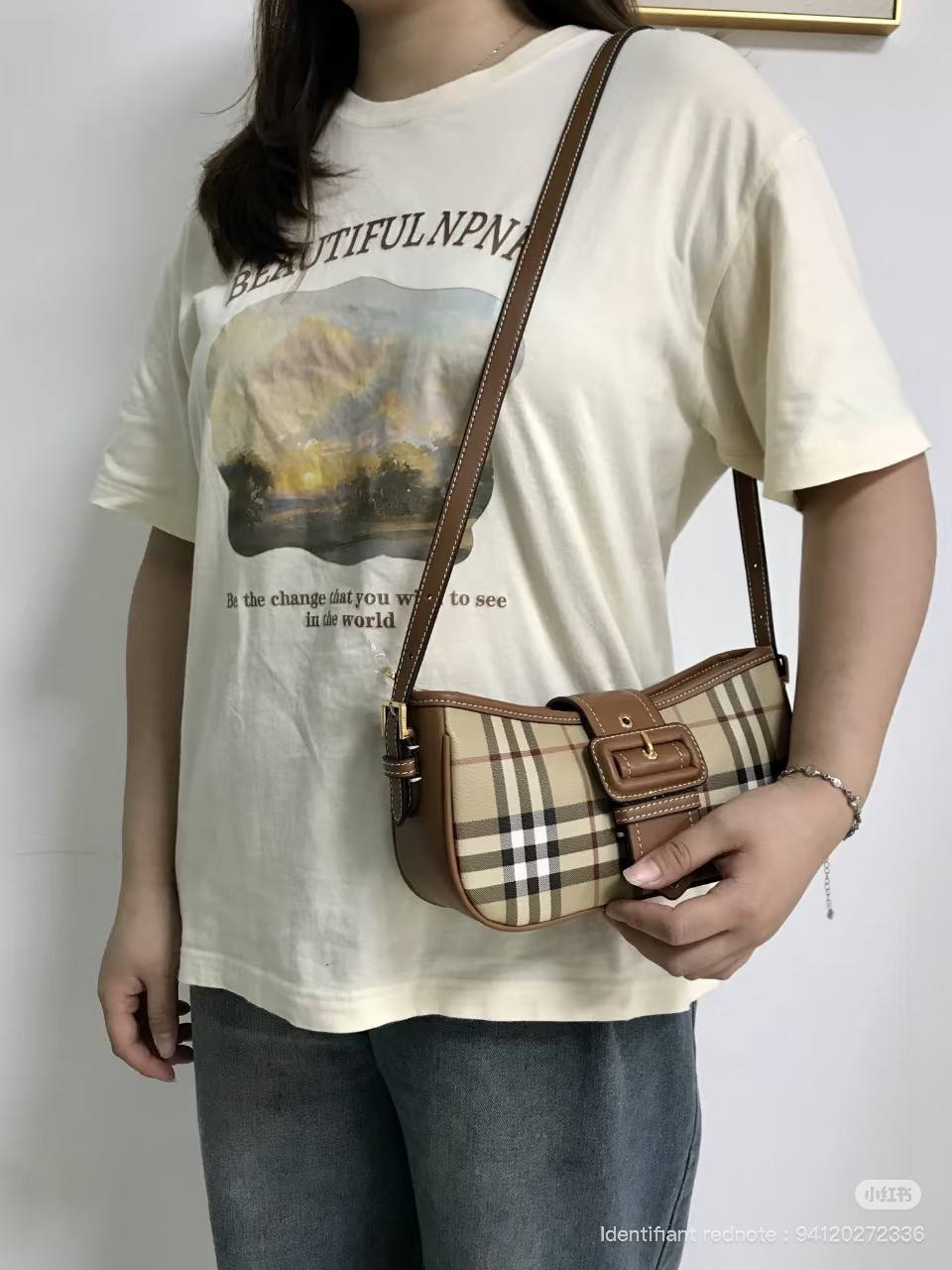 Bûrberrÿ
sac porté épaule Sling Vintage Check