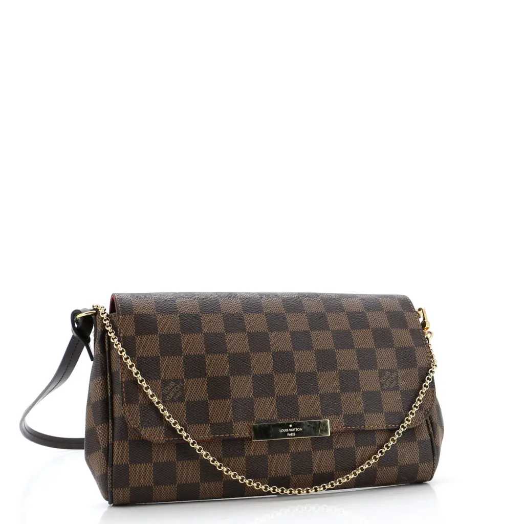 LV Sac à épaule Damier Favorite MM de Louis Vuitton Damier ebène