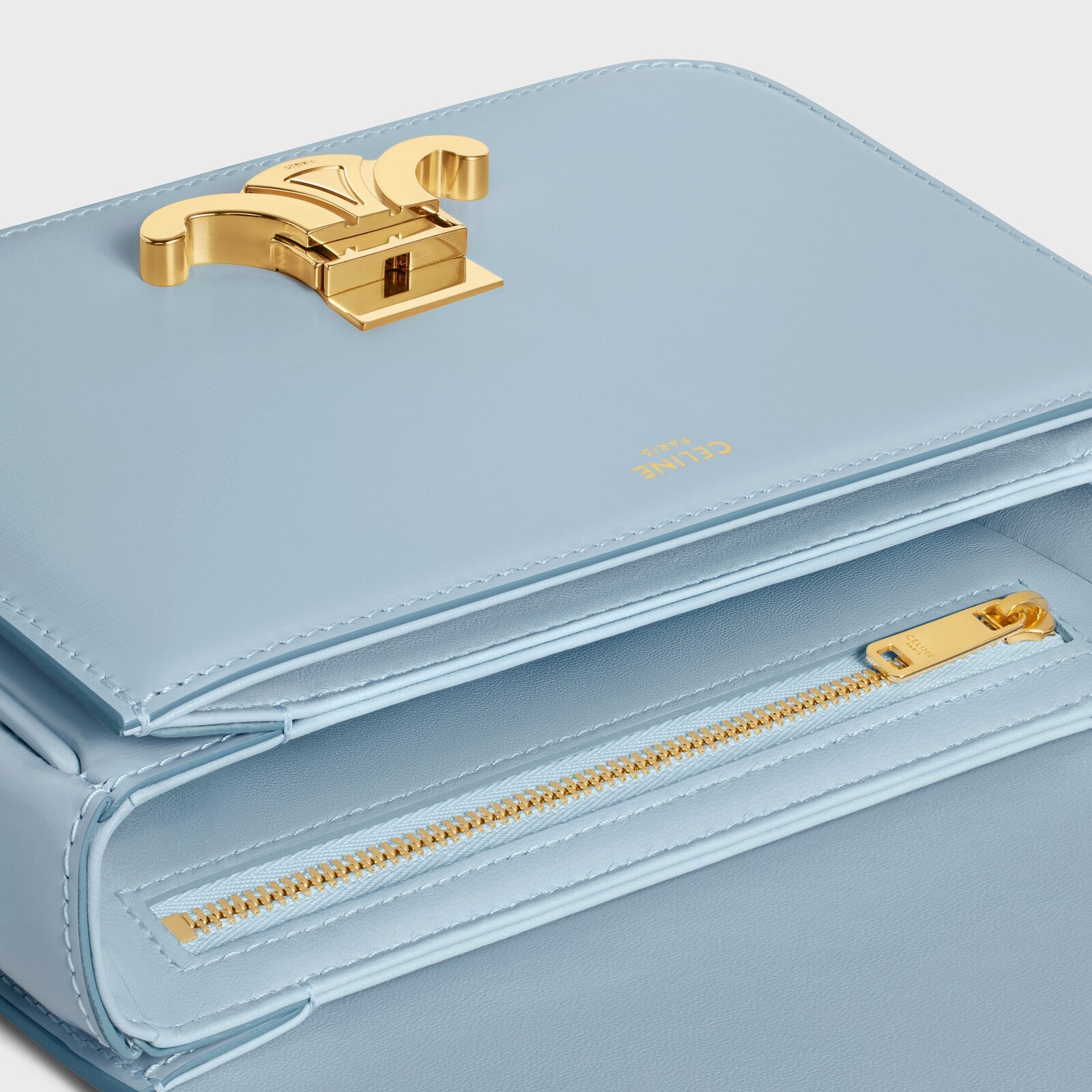 Cêlinë Teen Triomphe Bag in shiny calfskin
