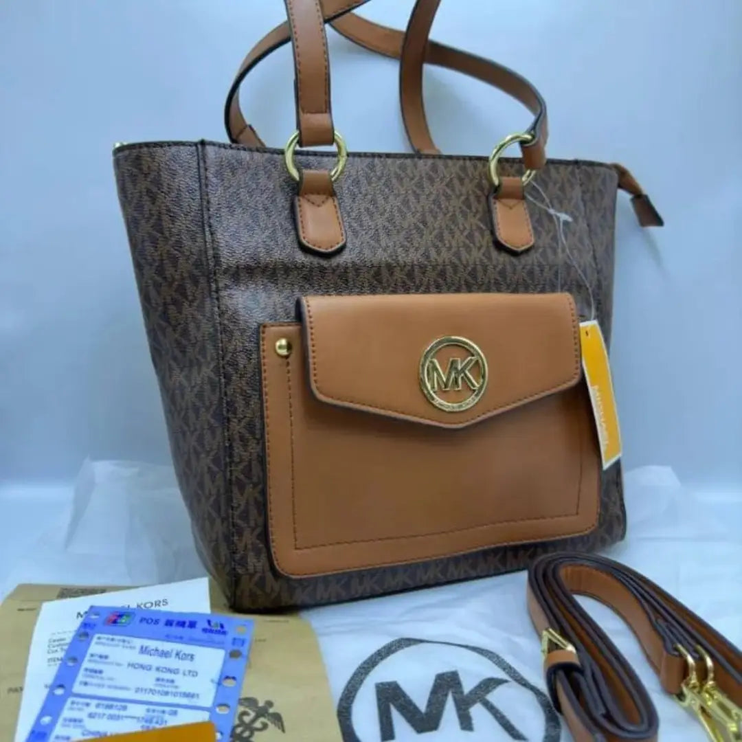 MK JOEY MEDIUM POCKET TOTE