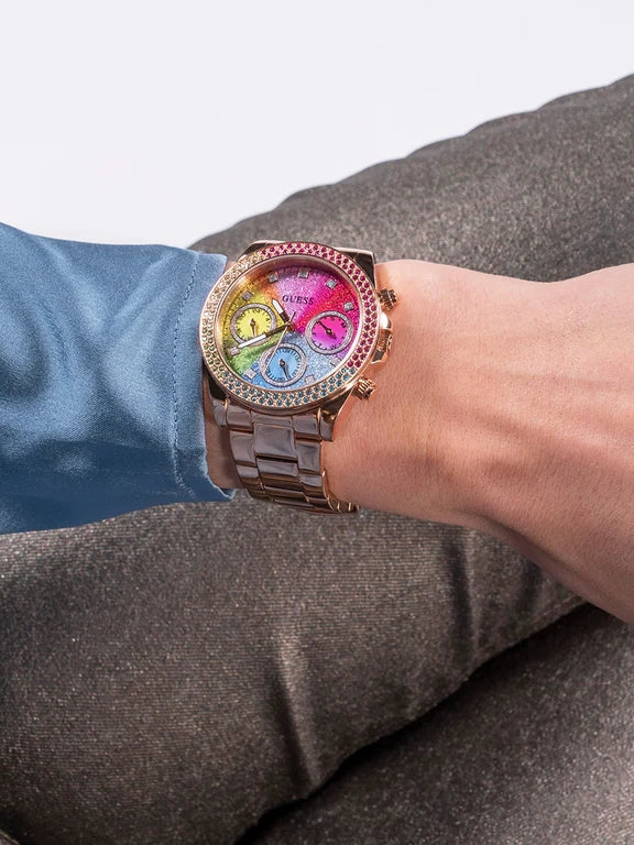 Gûess Sol Rose Gold Tone Ladies Watch