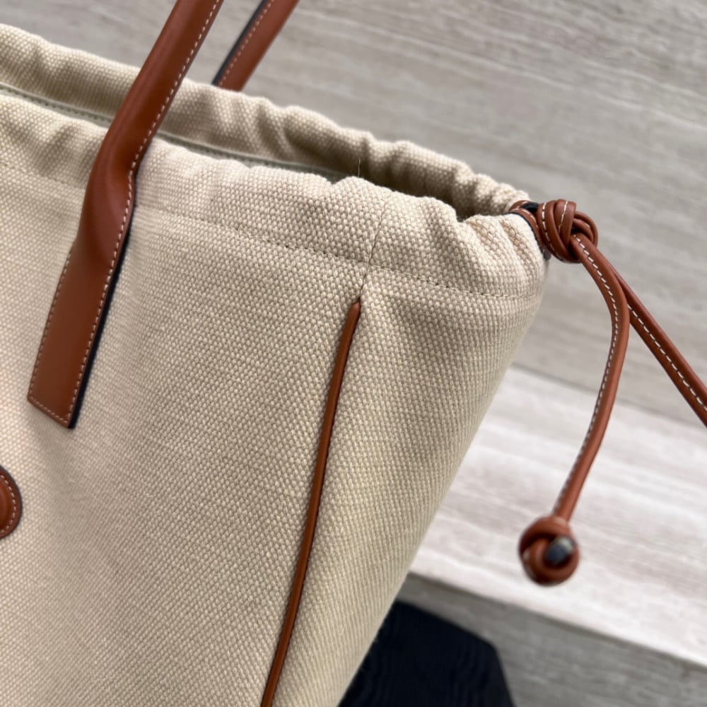 Cêlinë 2024Canvas Tote Bag for Women, Color Matching Commuter Shoulder Bag
