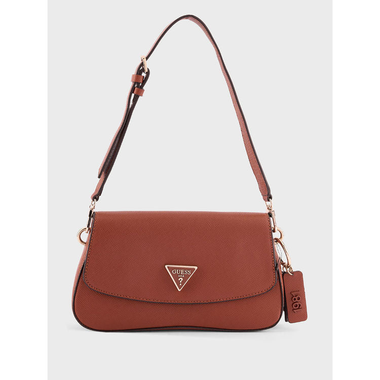 Gûess Cordelia Flap Shoulder Bag - Brown