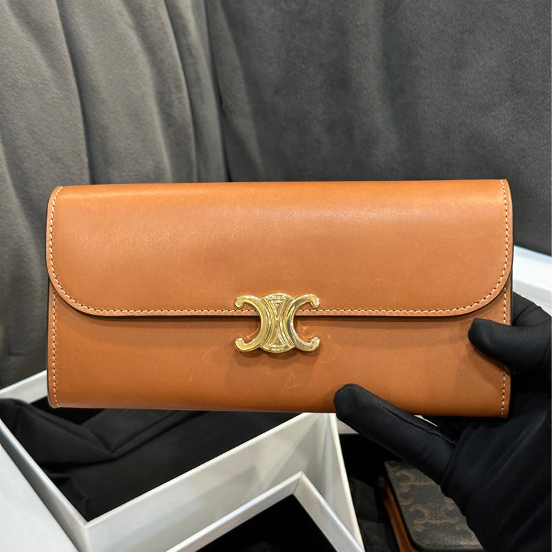 Grand Portefeuille Triomphe veau brillant