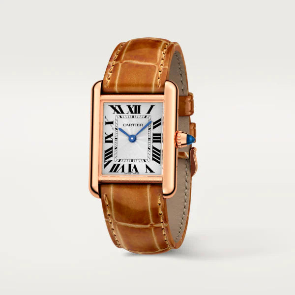 Tank Louis C@rtier watch
Small model, hand-wound mechanical movement, rose gold