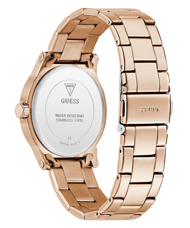 Montre analogique GUESS pour femme, couleur or rose 36 mm