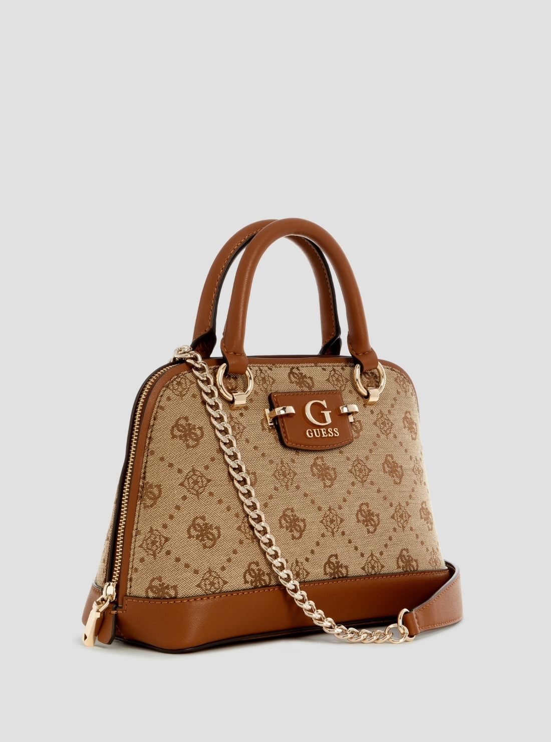 Guess Sacoche Neda Dome à logo marron