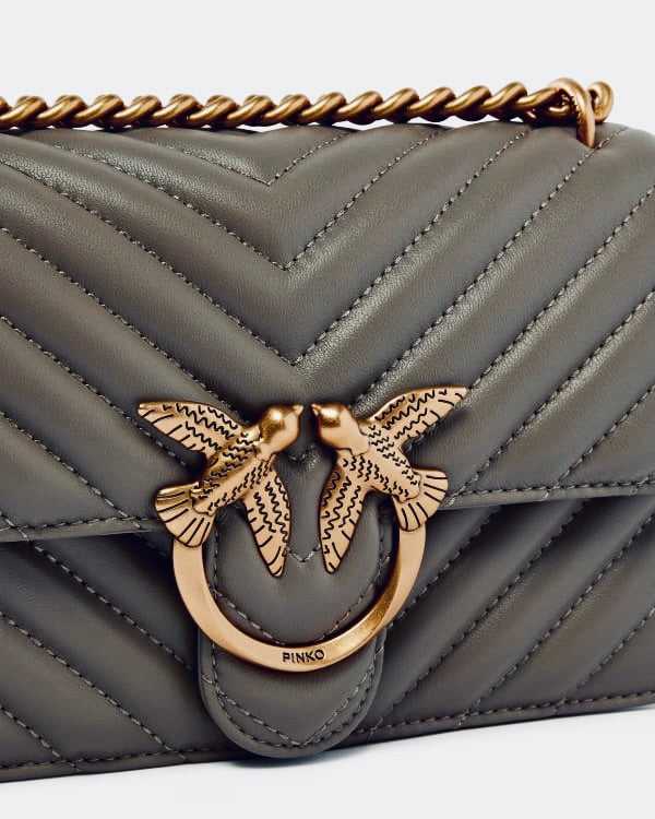 Pinkô Mini Love Bag One Chevron