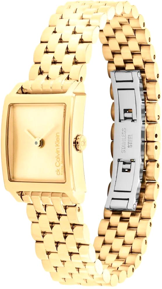 Montre Pour femme avec bracelet allongé en acier inoxydable