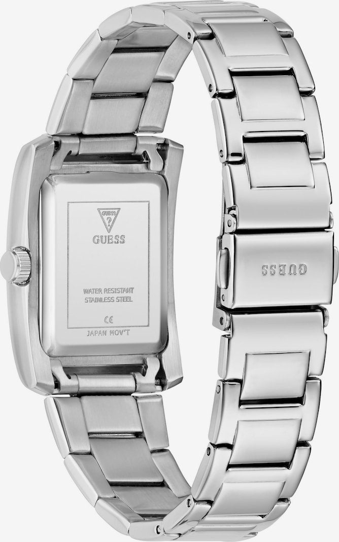 Guess Silver-Tone Analog Watch