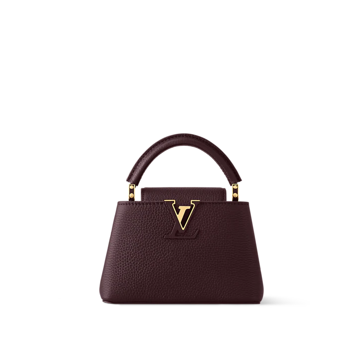LV Sac Capucines Mini en cuir