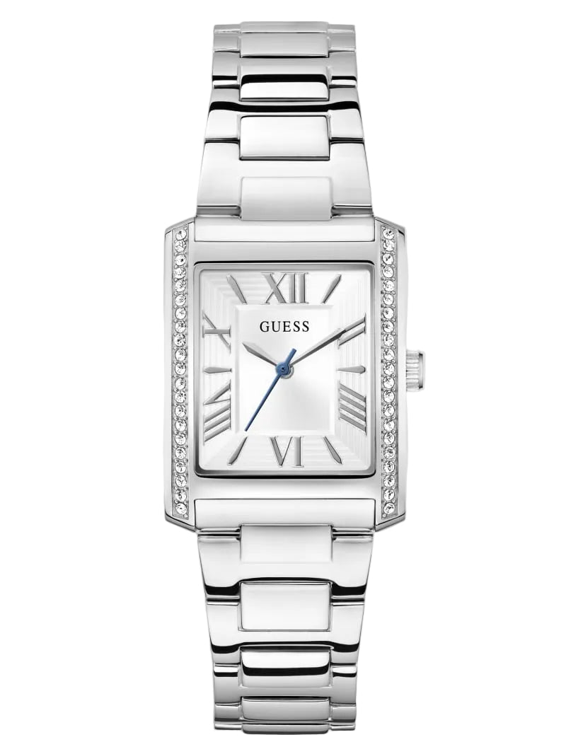 GUESS Ladies Silver Tone Analog Watch
27mm