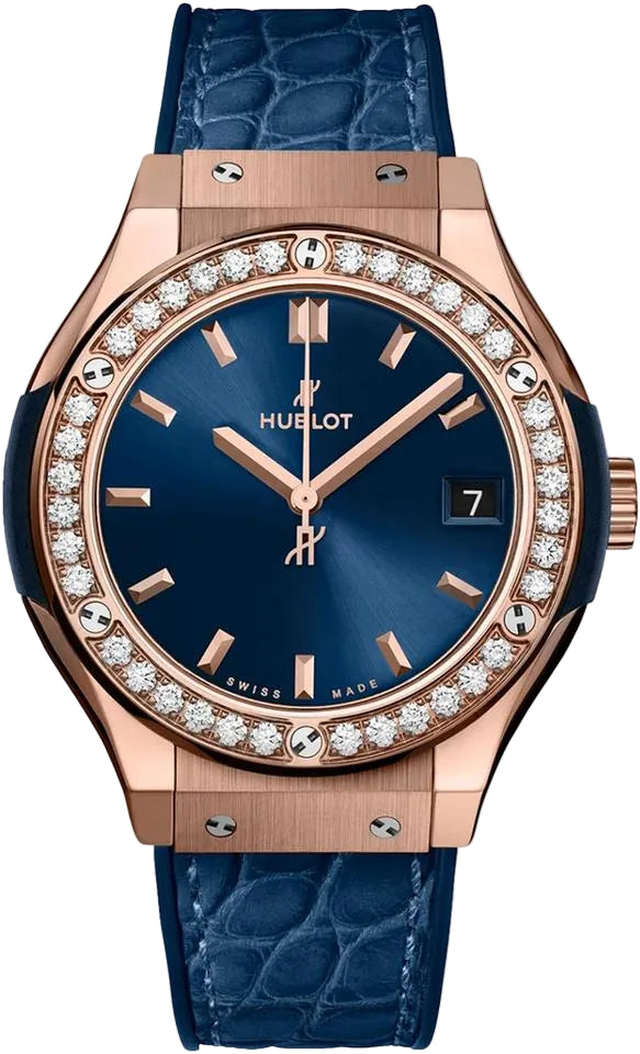 Montre Hublot Classic Fusion Blue
King Gold Blue Diamonds 33mm