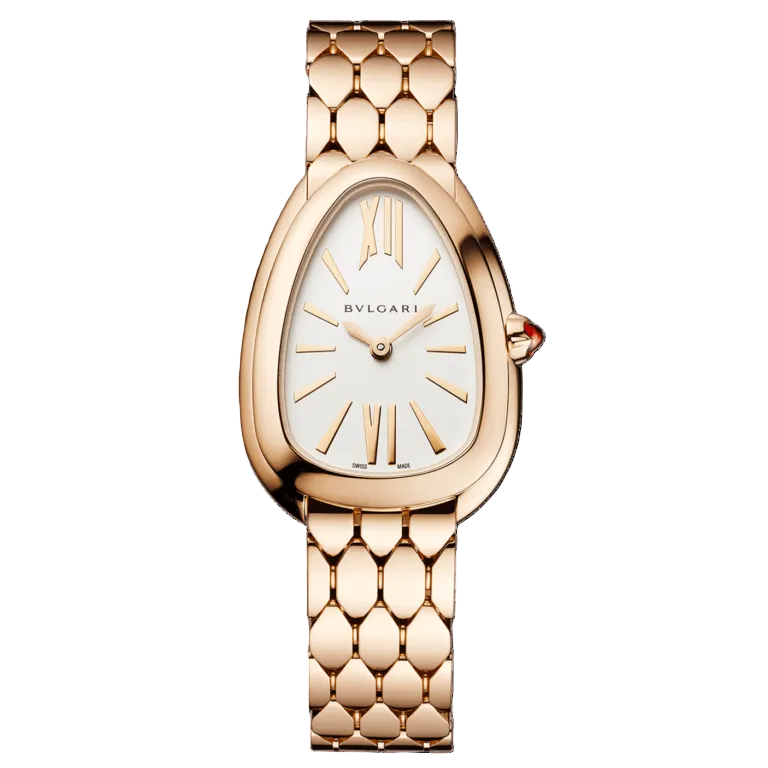 Bulgari Seduttori cadran blanc en or rose 103146