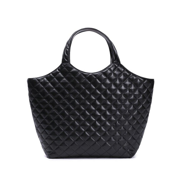 YSL iCare Quilted Tote Bag Black