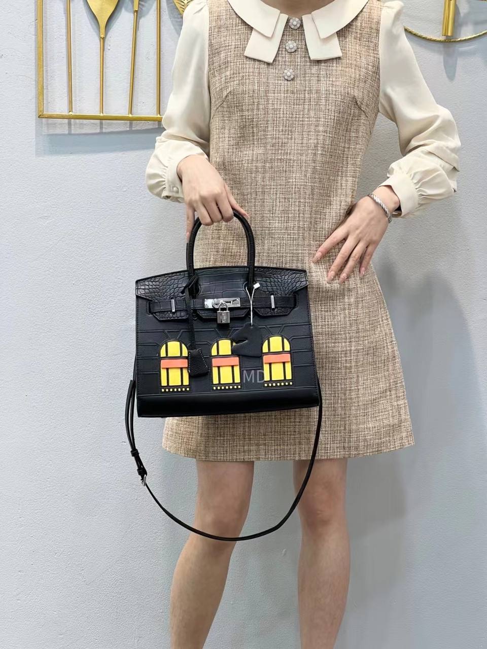 HRMS  ALLIGATOR SAC FAUBOURG BIRKIN SIZE 20