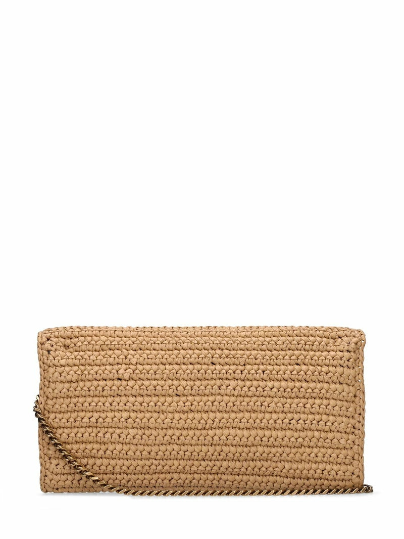 S@INT LAURENT - Kate 99 Raffia Bag W/ Tassel