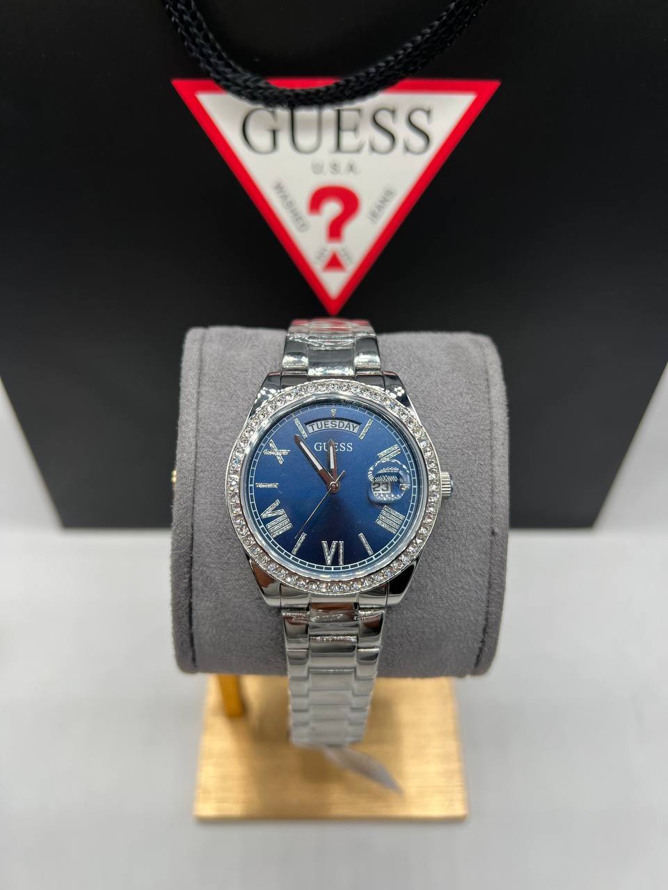 Guess Luna Ladies Silver Watch