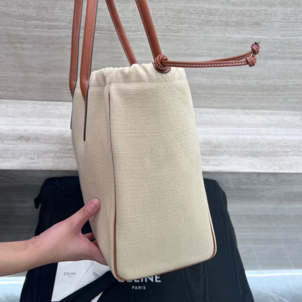 Cêlinë 2024Canvas Tote Bag for Women, Color Matching Commuter Shoulder Bag