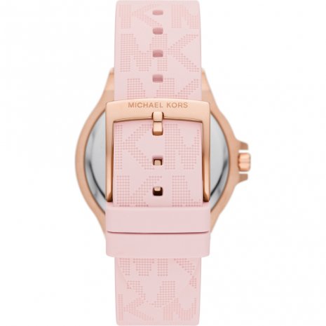 Montre Michael Kors MK7282 Lennox cadran or rose bracelet en silicone rose