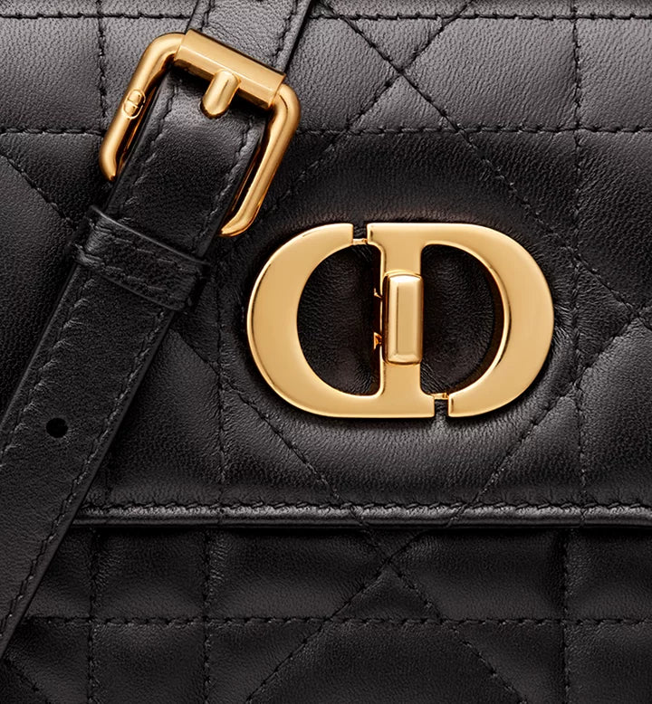 Diôr Mini sac Miss Caro
d'agneau Macrocannage noir