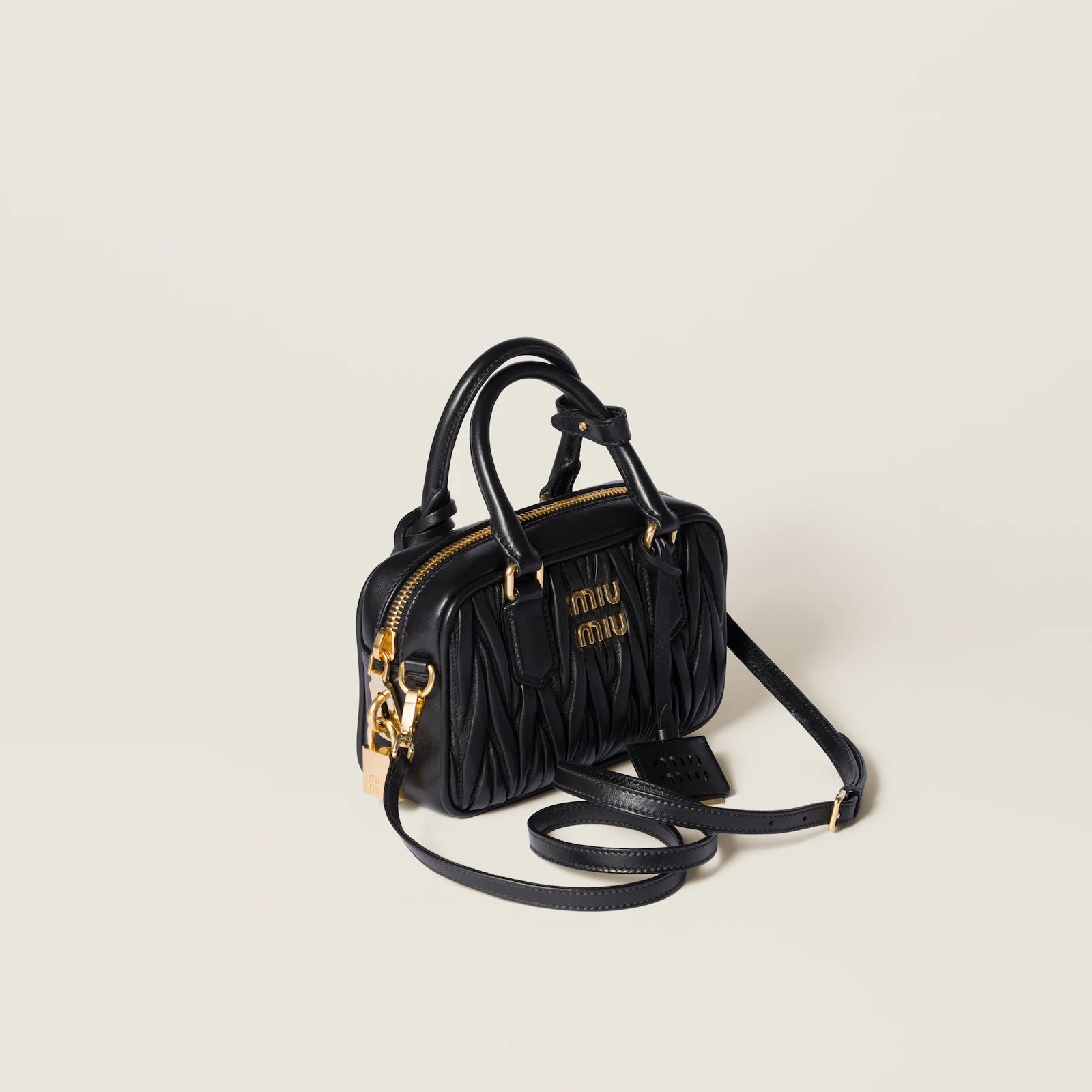 MIÛ MIÜ Arcadie Matelassé nappa bag