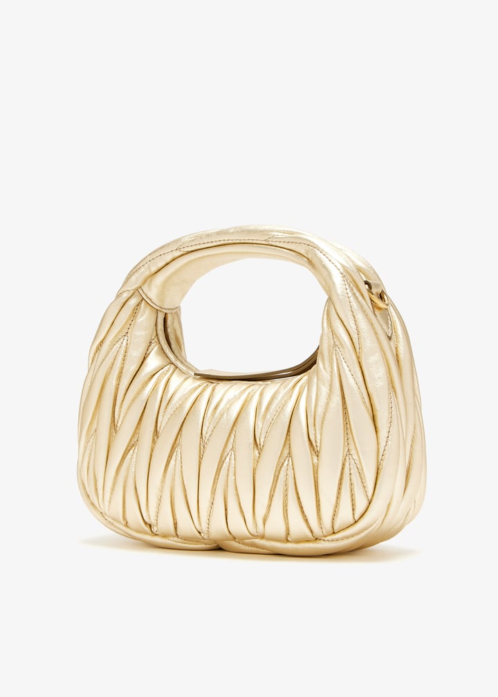 Miu Miu Wander matelassé hobo mini-bag