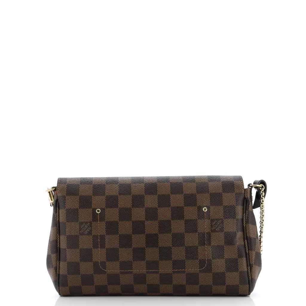 LV Sac à épaule Damier Favorite MM de Louis Vuitton Damier ebène