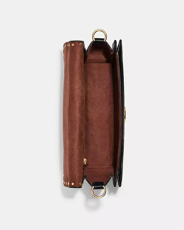 Co@ch Sac épaule Morgan Clouté En Toile Exclusive Color Block