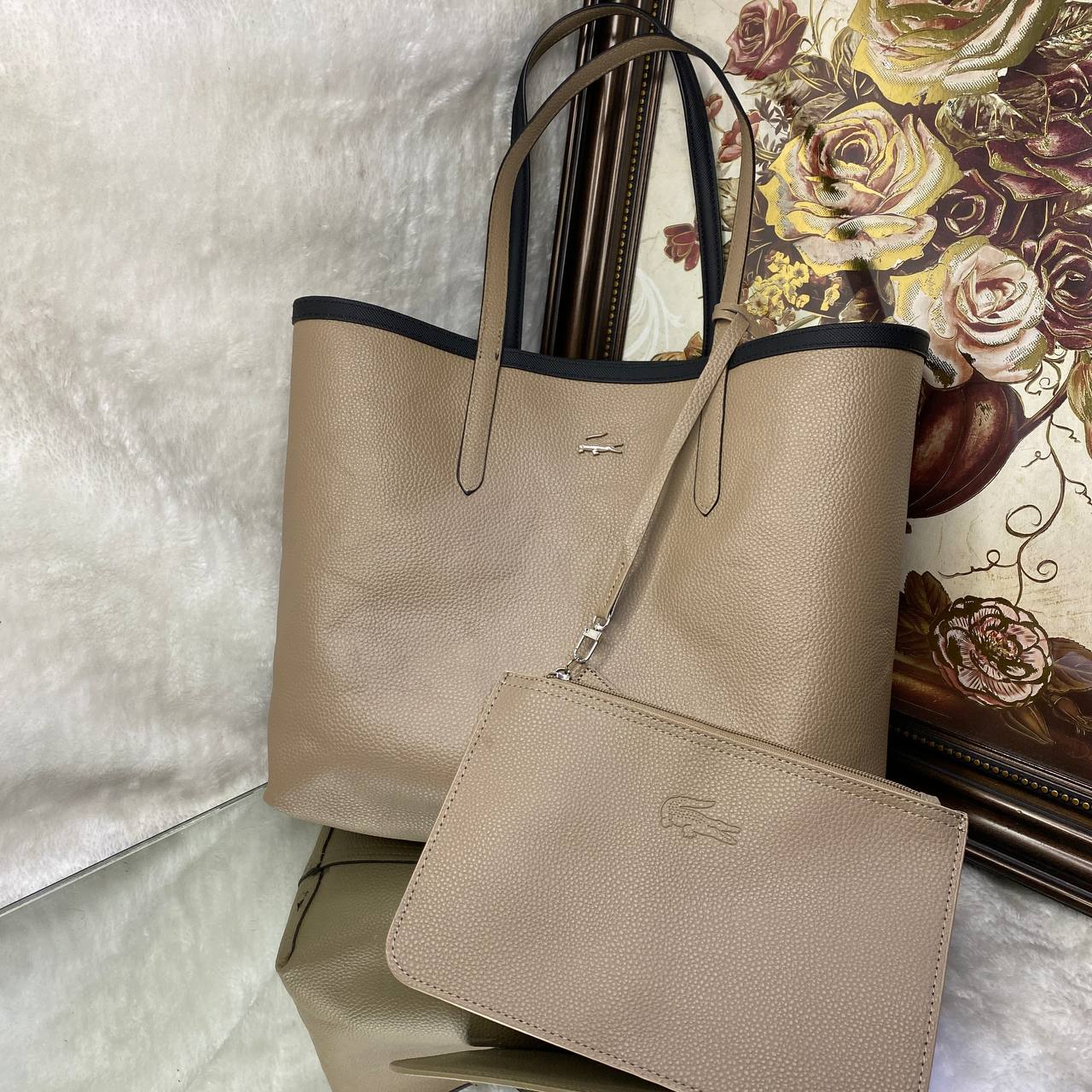 Lacôste Sac fourre-tout réversible Anna noir