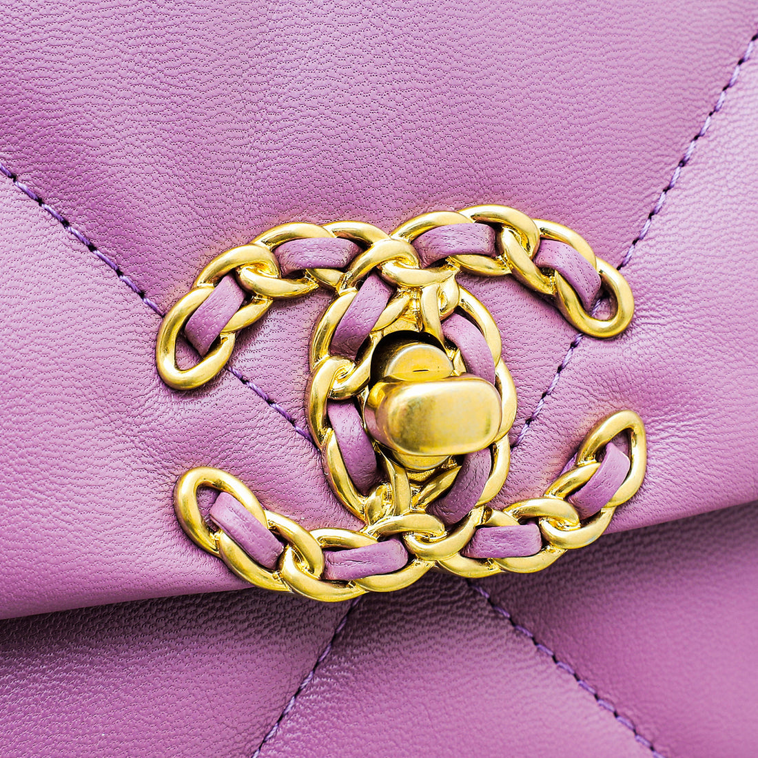 Ch@nel Purple CC 19 Small Bag