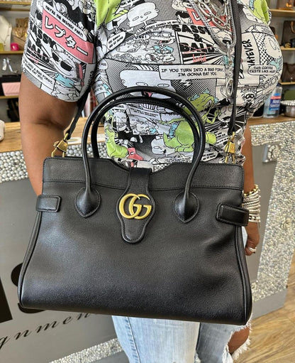 GG BLACK ‘Dahlia Small’ shoulder bag