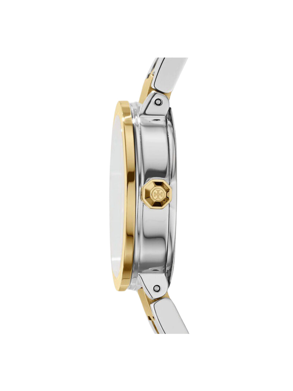 Montre Tory Burch Reva avec boîtier de 28 mm et bracelet bicolore